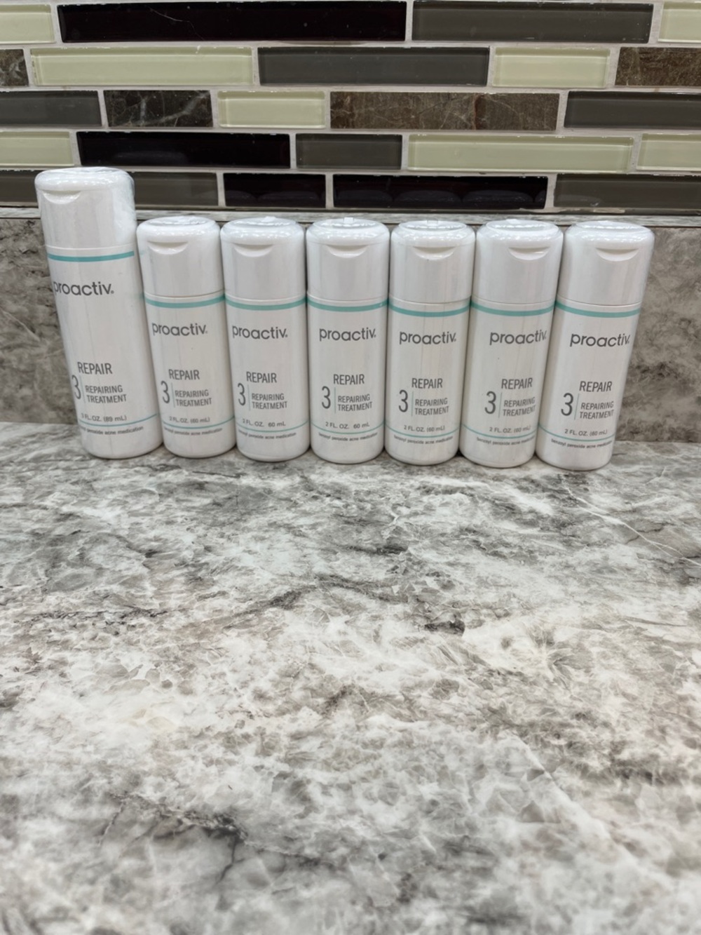 Proactiv 3 & 2 oz Repairing Treatment 90 Day Proactive Lotion Step 3 Repair x 7